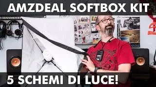 AMZDEAL SOFTBOX KIT: 5 SCHEMI DI LUCE!