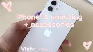 iPhone 12 white unboxing / Распаковка айфон 12 🦋