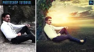 Photoshop Tutorial | Photo Manipulation Change Background | Vishal Rana