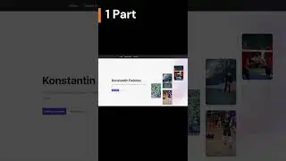 Website creation timelapse. First part #shorts