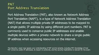 PAT - Port Address Translation