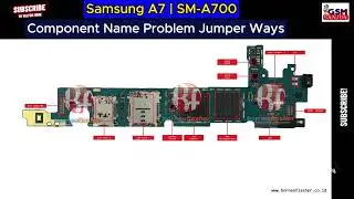 Samsung A7 SM-A700 Component Name Problem Repair All Supply Line Jumper Ways 