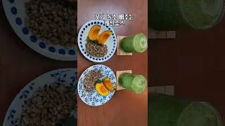 독소 배출하는 케일사과주스 만들기 다이어트 레시피 #채소과일식 #해독주스 #건강식단