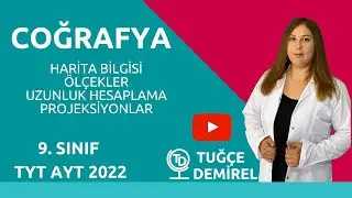 Harita Bilgisi Konu Anlatımı Ve Soru Çözümü | Projeksiyonlar |  - 9. Sınıf ve Tyt Yks Coğrafya 2024