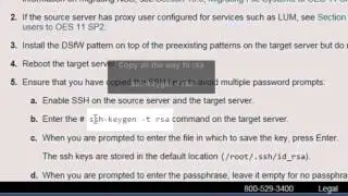 OES 11 SP2 DSfW Migration