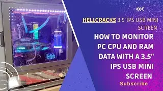 How to Monitor PC CPU and RAM Data with a 3.5