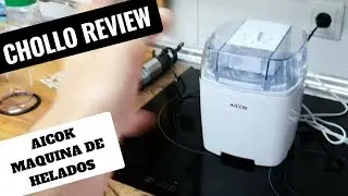 El INVENTO DEL VERANO!❤️ máquina de helados CASEROS Aicok INCLUYE LA RECETA helado de vainilla