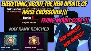 Everything about the New Update of Arise Crossover !!!! - Ranks and Runes !!!