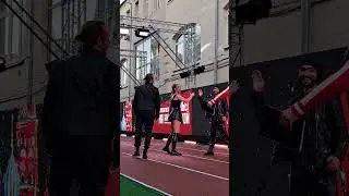 Ольга Бузова. 100-летие Московского спорта. Забег на Никольской. 05.06.2023