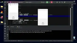 Python Socket Chat Application with GUI(tkinter)