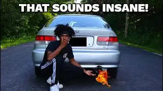 BEST EXHAUST FOR A HONDA CIVIC! | Yonaka Motorsports Catback