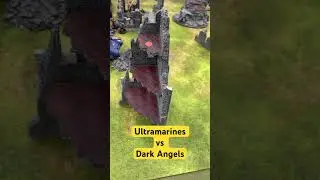 Warhammer 40,000 Tabletop Battle - Ultramarines vs Dark Angels