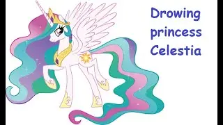 My Little Pony princess Celestia Как нарисовать Принцессу Селестию Пони