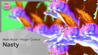 Math Rock Finger Control Map | Polyphia feat. Jason Richardson - Nasty 1496x/1703x (#11)