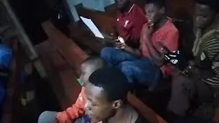 Choir rehearsing 