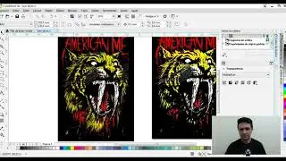 Simulação no Corel Draw