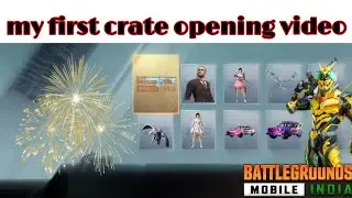 first time crate opening video #bgmi #pubg amazing video 😭😭😈