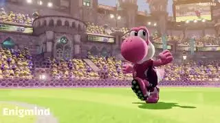 YOSHI WIN CELEBRATION COMPARISON Mario Strikers Battle League VS Super Mario Strikers VS Charged 4K