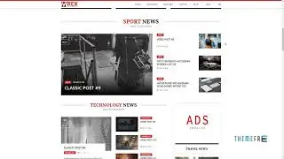 The REX - Drupal 8 Magazine and Blog Theme        | Free Template  Co