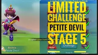 Lords Mobile Limited Challenge Trick Vs Trick Stage 5|Limited Challenge Petite Devil Stage 5