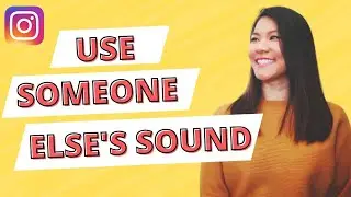How to use someone else's sound/audio for Instagram Reels (2020)