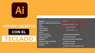 Mover objetos con el teclado en Adobe Illustrator -- 2024 --