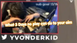 What 3 days no play can do to your aim