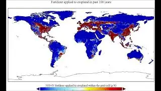 Historical Fertilizer Application Rate to Cropland 1920-2020