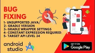 Unsupported Java and Constant Expression Required Error | Android Bug Fixing | codetrix