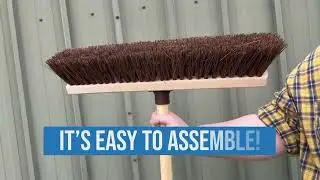Need a Reliable Broom? This is the Perfect Outdoor Broom To Own! 18" Bassine Broom With Socket
