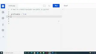 how to create Boolean variable in python