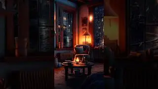 Rain Night Fireplace🔥💆Asmr Sleep #asmr #rain #fireplace #sleep
