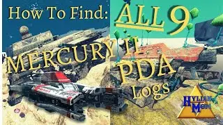 How To Find ALL 9 Of The MERCURY II PDA Logs || Subnautica Below Zero