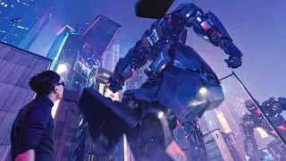 Gipsy Danger VS. Mechanical Godzilla, very wonderful！小伙自制机械哥斯拉大战机甲，太酷了！