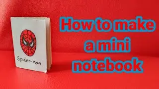 How to make a mini notebook
