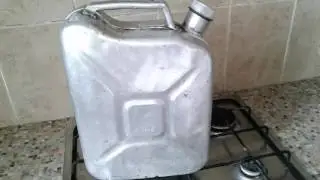 Как выровнять канистру