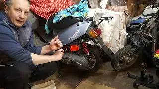 Установка Аккумулятора Yamaha Jog Poche