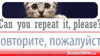 Russian phrases: I don't speak Russian