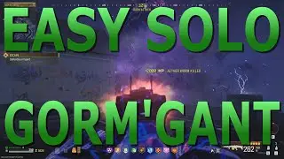 MWZ EASY SOLO GORM'GANT Walkthrough Complete Act 4 Boss Aether Worm Story Mission Bad Signal Guide