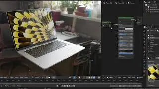 one-click 3D Model MacBook Air Color change