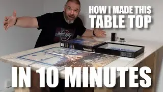 How i made a beautiful and unique table top in 10 minutes