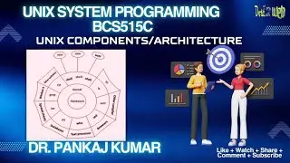 UNIX Components or Architecture | UNIX System Programming  |  VTU | BCS515C
