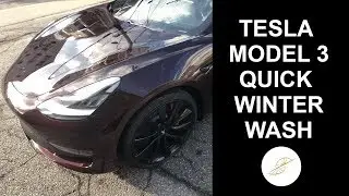 Tesla Model 3 Quick Winter Wash | Auto Fanatic Product Test