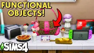 FUNCTIONAL PURSES, NINTENDO SWITCH, AND MANGA! | 10 Sims 4 Functional Objects + Links