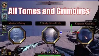 Vermintide 2: Mission of Mercy, A Grudge Served Cold & Khazukan Kazakit-ha all Tomes & Grims (6mins)
