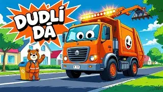 Popeláři jedou, houkají 🚛🚨 | Písnička pro děti o popelářích