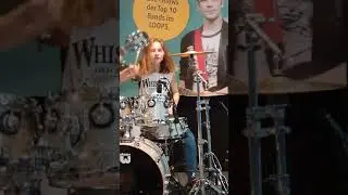 Study, Part 1 by Sina on her drumset at the Bandvoting in Weiterstadt