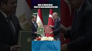 🔴 HEDEF 15 MİLYAR DOLAR TÜRKİYE İLE MISIR ARASINDA KRİTİK ZİRVE