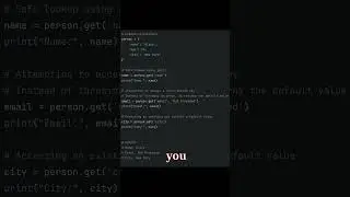 Python Trick: Using dict.get() for Safe Dictionary Lookup