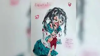 speed drawing of Ayano Aishi (Yandere Simulator)
